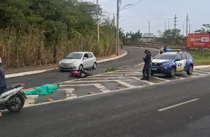 Motociclista morre após perder controle da moto em curva na zona Sul de Teresina (Foto: Reprodução)