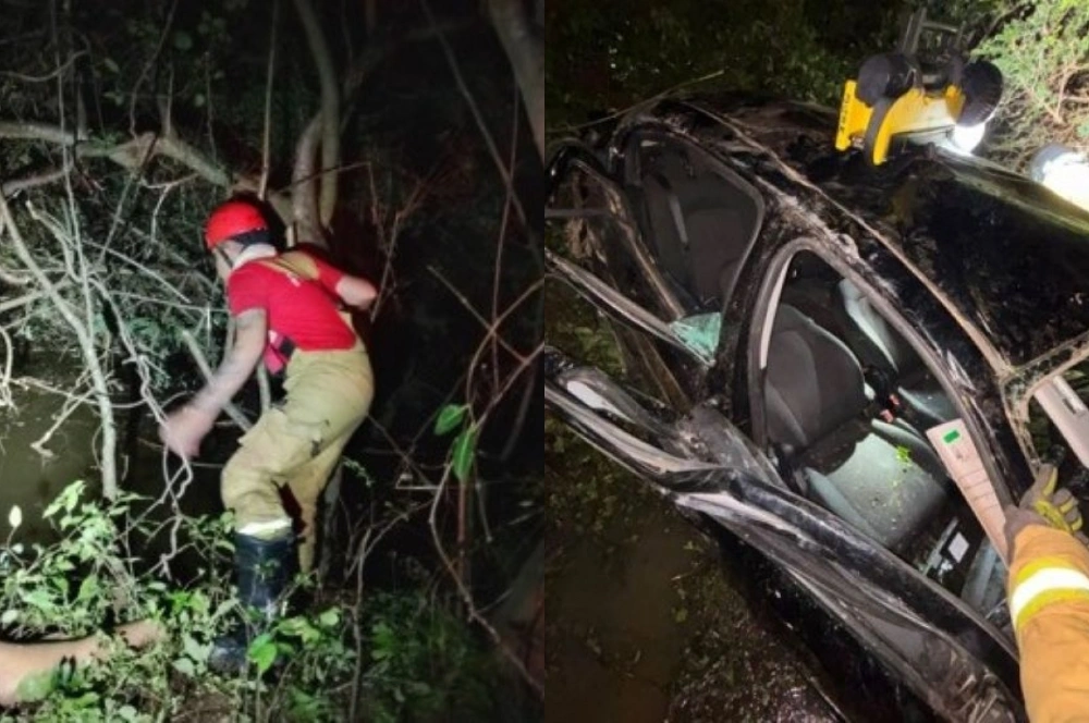 Mulher desaparece após carro capotar em manguezal no litoral do Piauí