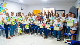 Mulheres de Colônia do Piauí concluem oficina profissionalizante em corte feminino (Foto: Reprodução)