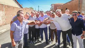 Obras de asfaltamento em Avelino Lopes chegam à fase final de execução (Foto: Reprodução)
