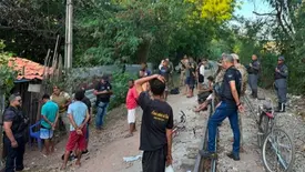 Operação da polícia na Guarita em Timon apreende menores, objetos roubados e drogas (Foto: Reprodução)