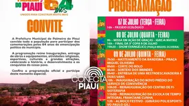 Palmeira do Piauí celebra 64 anos com obras, esporte e grandes atrações (Foto: Reprodução)
