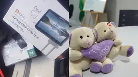 Pertences que estavam dentro da mochila perdida (Foto: Reprodução)