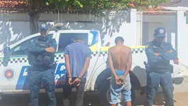 PM prende suspeito de furtar objetos de terreiro de umbanda em Amarante (Foto: Divulgação/PM-PI)