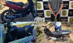 Polícia Civil recupera três motos furtadas e zera casos pendentes em Oeiras