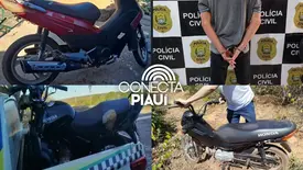 Polícia Civil recupera três motos furtadas e zera casos pendentes em Oeiras (Foto: Reprodução)
