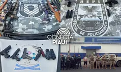 Polícia Militar apreende armas e mais de 100 munições durante operação em Pio IX