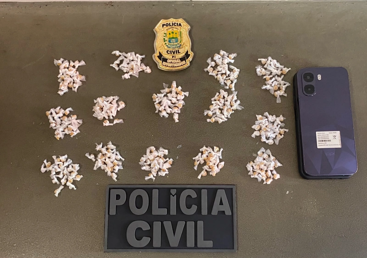 Polícia prende três pessoas em operação contra tráfico e receptação em Teresina