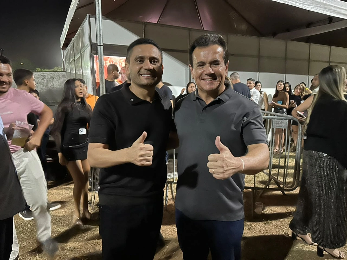 Prefeito Dr. Fellipe Alves e o deputado estadual Henrique Pires