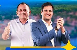 Prefeito Juvenal Silva recebe Orleans Brandão em encontro político em Parnarama (Foto: Reprodução)