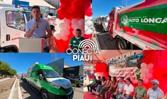 Prefeitura de Alto Longá entrega veículos e autoriza reforma da Praça Matriz