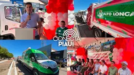 Prefeitura de Alto Longá entrega veículos e autoriza reforma da Praça Matriz (Foto: Conecta Piauí)
