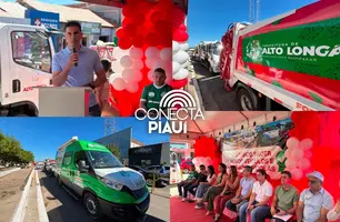 Prefeitura de Alto Longá entrega veículos e autoriza reforma da Praça Matriz (Foto: Conecta Piauí)