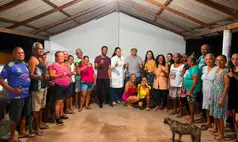 Prefeitura de Pau D'Arco entrega cestas básicas a famílias da localidade Chatinho