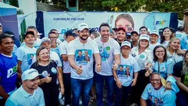 PSD homologa as candidaturas de Marden Menezes, Georgiano Neto e Júlio César (Foto: Ascom/PSD)