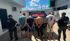 Quatro homens são presos com arma, drogas e munições na zona Norte de Teresina