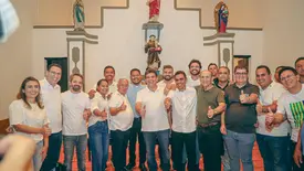 Rafael Fonteles acompanha reformas de praça e igreja em Canavieira e Jerumenha (Foto: Reprodução)