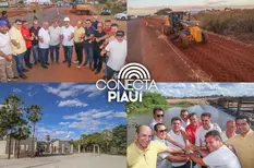 Rafael Fonteles vistoria obras e participa da ExpoSimplício no Sul do Piauí