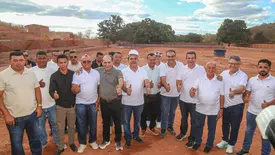 Rafael Fonteles vistoria obras em Caracol e Guaribas durante agenda no Sul (Foto: Reprodução)