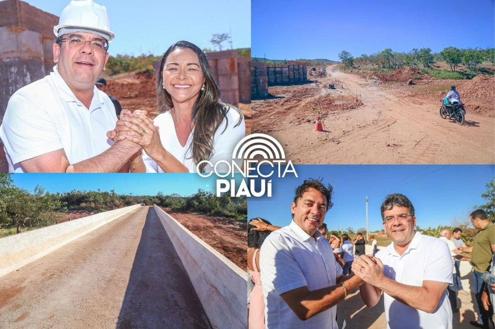 Rafael vistoria obras que prometem integrar municípios do extremo sul do Piauí
