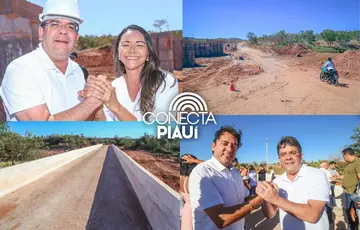 Rafael vistoria obras que prometem integrar municípios do extremo sul do Piauí
