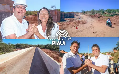 Rafael vistoria obras que prometem integrar municípios do extremo sul do Piauí