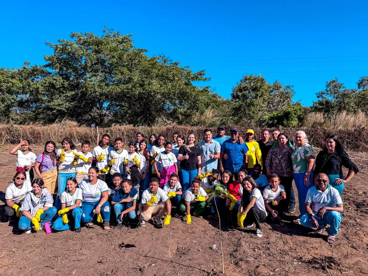 São Gonçalo do Piauí amplia arborização com ação ambiental do projeto Pro Verde