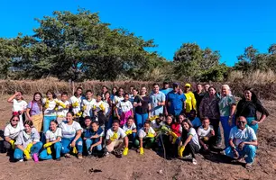 São Gonçalo do Piauí amplia arborização com ação ambiental do projeto Pro Verde (Foto: Reprodução)