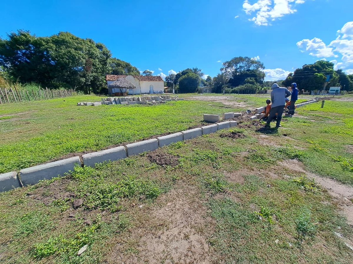 São João do Arraial inicia obra de praça na comunidade Santa Rosa