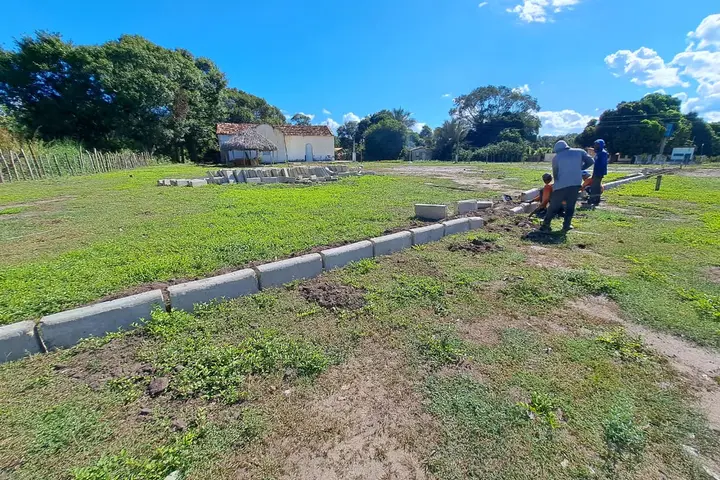 São João do Arraial inicia obra de praça na comunidade Santa Rosa
