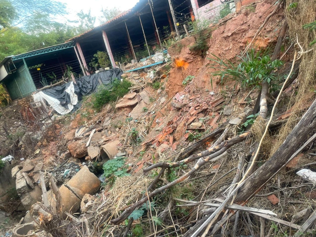 Sem intervenção da Prefeitura, erosão ameaça estrutura de ONG na av. Maranhão