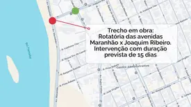 Strans entrega etapa de obra e altera trânsito na Avenida Maranhão em Teresina (Foto: Reprodução)