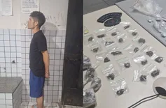 Suspeito de realizar 'delivery' de drogas é preso na zona Sudeste de Teresina