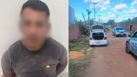 Suspeito de roubar carro é preso após ser atacado por enxame de abelhas em Teresina (Foto: Divulgação/PMPI)