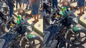 Suspeito de tentativa de assalto é agredido após espancar idoso em Teresina (Foto: Reprodução)