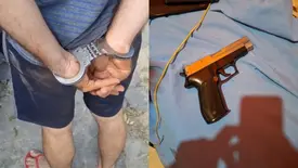 Suspeito de usar máscara de filme para cometer assaltos é preso em Altos (Foto: Reprodução/Polícia Civil)