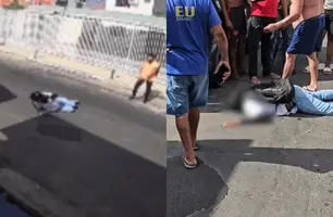 Suspeito é baleado após tentativa de assalto na região Centro-Sul de Teresina (Foto: Reprodução)