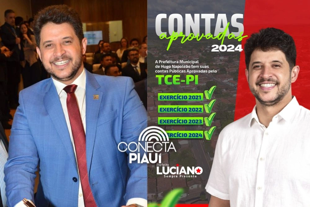 TCE-PI aprova contas da Prefeitura de Hugo Napoleão de 2021 a 2024