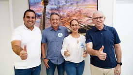 Tenente-Coronel Najra declara apoio ao deputado estadual Tiago Vasconcelos (Foto: Reprodução)