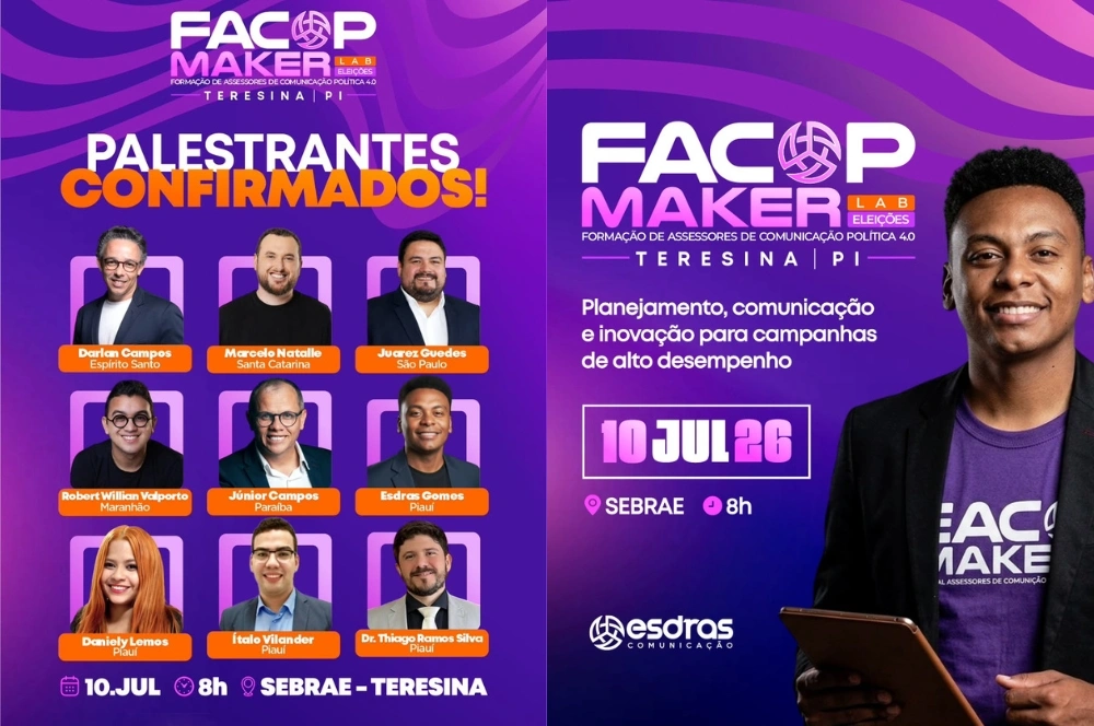 Teresina recebe imersão sobre comunicação política e estratégia eleitoral
