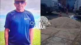 Trabalhador campo-maiorense morre prensado entre caminhões (Foto: Reprodução)