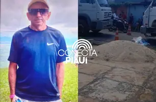 Trabalhador campo-maiorense morre prensado entre caminhões (Foto: Reprodução)