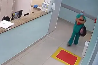 Vídeo mostra momento em que recém-nascida é quase sequestrada em Teresina