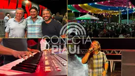 Zé Cantor e Márcia Fellipe fecham o São João 'Daqui para Melhor' em Altos (Foto: Conecta Piauí)